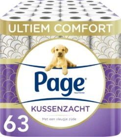 Page Toiletpapier - 63 Rollen - Kussenzacht Wc Papier (3-laags) - Met Extra Zijde - Voordeelverpakking 14 Page Toiletpapier - 63 Rollen - Kussenzacht Wc Papier (3-laags) - Met Extra Zijde - Voordeelverpakking -Dagelijkse Producten Winkel 1066x1200 2
