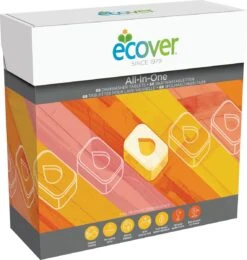 Ecover - Vaatwastabletten All In One - 68 Tabs -Dagelijkse Producten Winkel 1140x1200