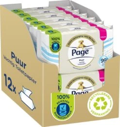 Page Puur Vochtig Toiletpapier - Extra Duurzaam Vochtig Wc Papier - 12 X 38 Stuks - Voordeelverpakking -Dagelijkse Producten Winkel 1140x1200 4