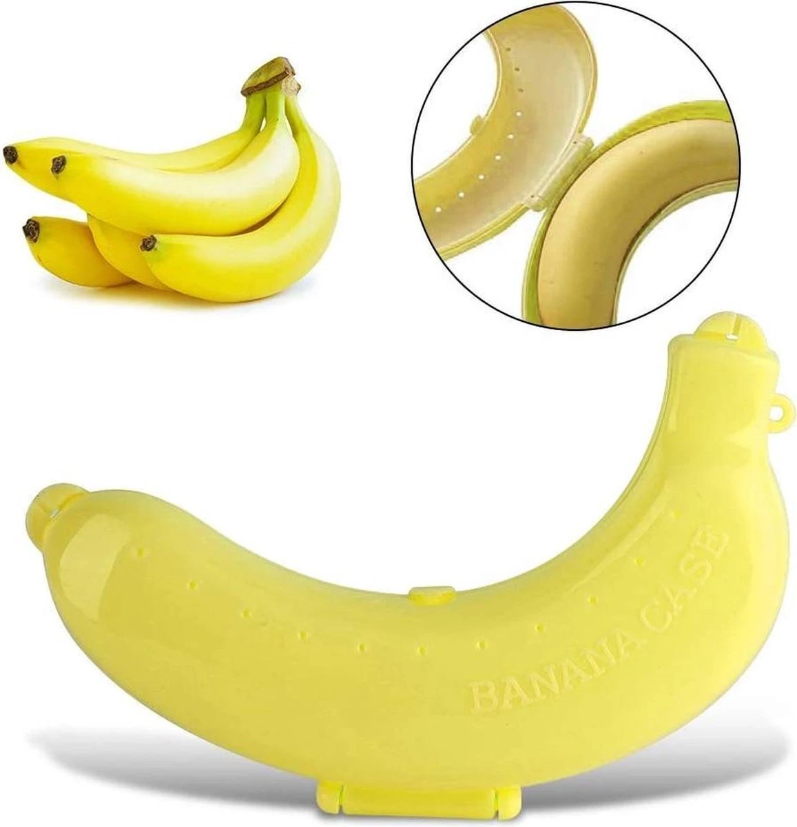 2 X Bananen Bewaardoos - Bananenhouder - Bananen Beschermer - Bananendoos Kinderen -Bananen Box 1 2 X Bananen Bewaardoos - Bananenhouder - Bananen Beschermer - Bananendoos Kinderen -Bananen Box