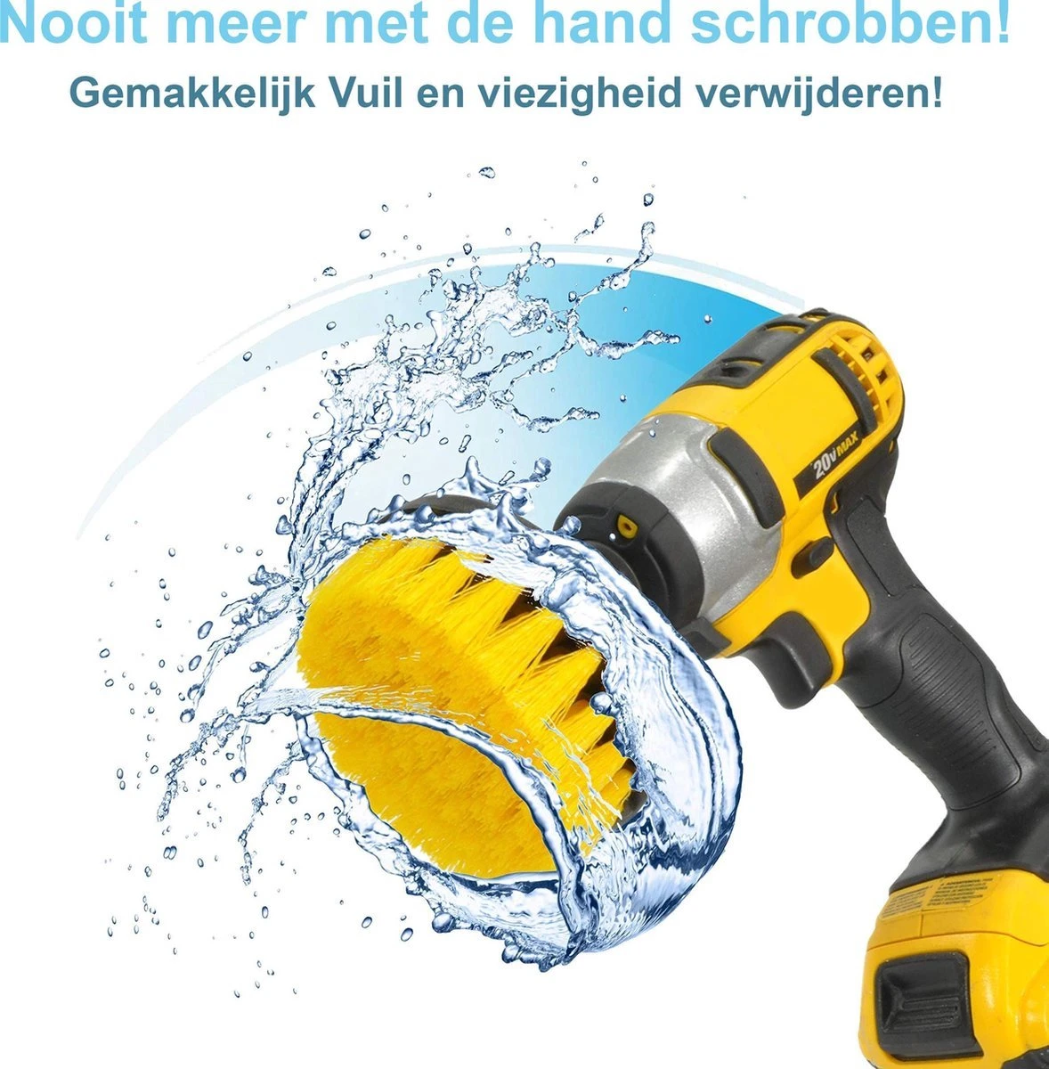 Kibani 9 Delige Borstelset Voor Boormachine - Wit, Rood, Geel - Voor Wielen, Tapijt, Bekleding, Beton En Steen | Schrobborstel – Boorborstel – Schuurborstel - Borstel Boormachine – Schoonmaakborstel – Reinigingsborstel – Tapijtreiniger - Borstelset 3 Kibani 9 Delige Borstelset Voor Boormachine - Wit, Rood, Geel - Voor Wielen, Tapijt, Bekleding, Beton En Steen | Schrobborstel – Boorborstel – Schuurborstel - Borstel Boormachine – Schoonmaakborstel – Reinigingsborstel – Tapijtreiniger - Borstelset - Afbeelding 3