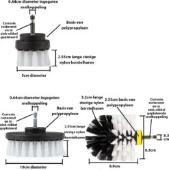 Kibani 9 Delige Borstelset Voor Boormachine - Wit, Rood, Geel - Voor Wielen, Tapijt, Bekleding, Beton En Steen | Schrobborstel – Boorborstel – Schuurborstel - Borstel Boormachine – Schoonmaakborstel – Reinigingsborstel – Tapijtreiniger - Borstelset 15 Kibani 9 Delige Borstelset Voor Boormachine - Wit, Rood, Geel - Voor Wielen, Tapijt, Bekleding, Beton En Steen | Schrobborstel – Boorborstel – Schuurborstel - Borstel Boormachine – Schoonmaakborstel – Reinigingsborstel – Tapijtreiniger - Borstelset -Dagelijkse Producten Winkel 1197x1200 7