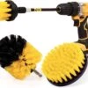 Professionele 4 Delige Borstelset Voor De Boormachine Incl. Verlengstuk, Deze Schoonmaak Schuurborstel Elektrisch Opzetborstel Schrobborstel Set Is Geschikt Als Schrobber Voor Badkamer, Auto, Keuken En Tuin