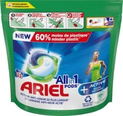Ariel All In 1 Wasmiddel Pods + Actieve Geurbestrijding - Wascapsules - 35 Wasbeurten