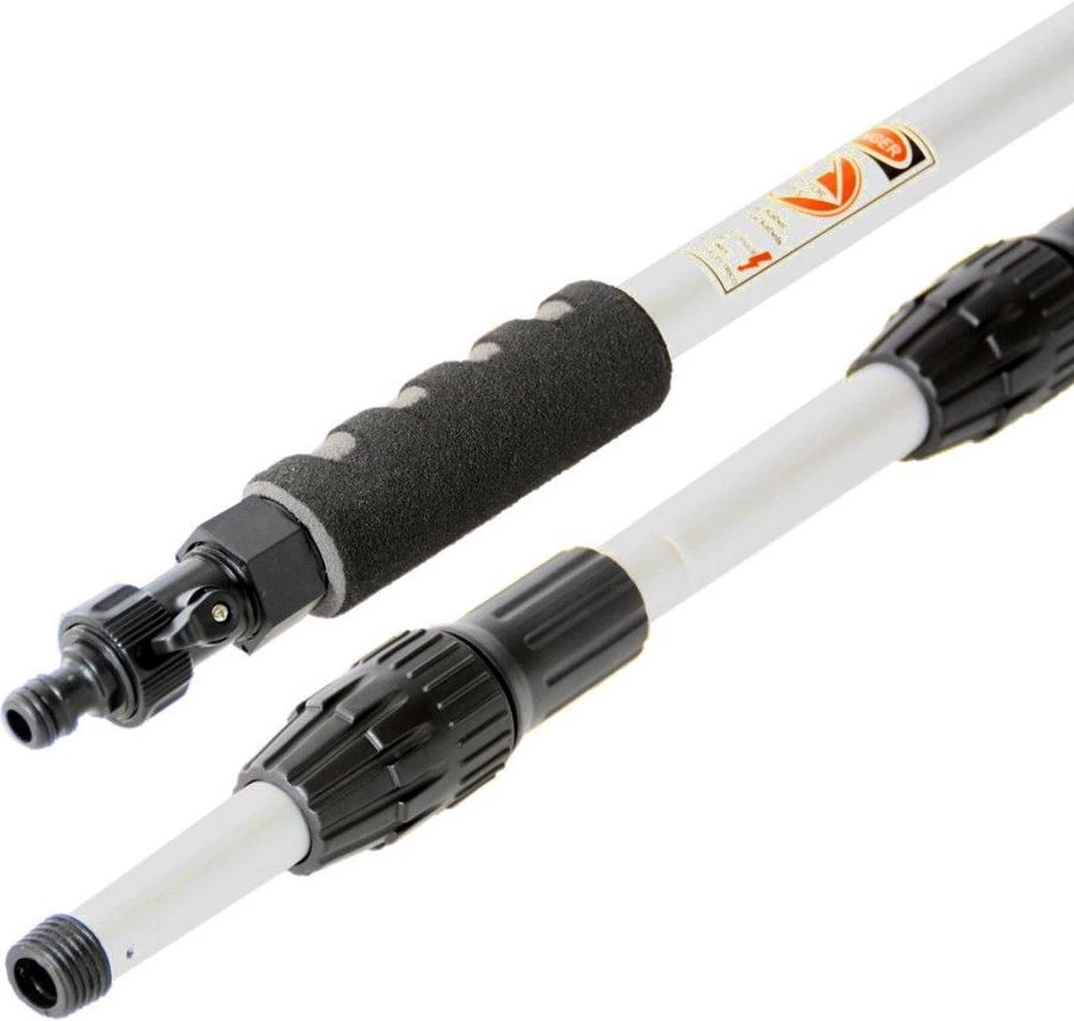 Zonnepanelen / Auto / Ramen Wassen Telescoopsteel Met Borstel Waterdoorlatende Wasborstel Met Telescopische Steel 4 Meter En Gardena Aansluiting / Wasborstel Met Uitschuifbare Telescoopsteel Met Waterdoorvoer 6 Zonnepanelen / Auto / Ramen Wassen Telescoopsteel Met Borstel Waterdoorlatende Wasborstel Met Telescopische Steel 4 Meter En Gardena Aansluiting / Wasborstel Met Uitschuifbare Telescoopsteel Met Waterdoorvoer - Afbeelding 6