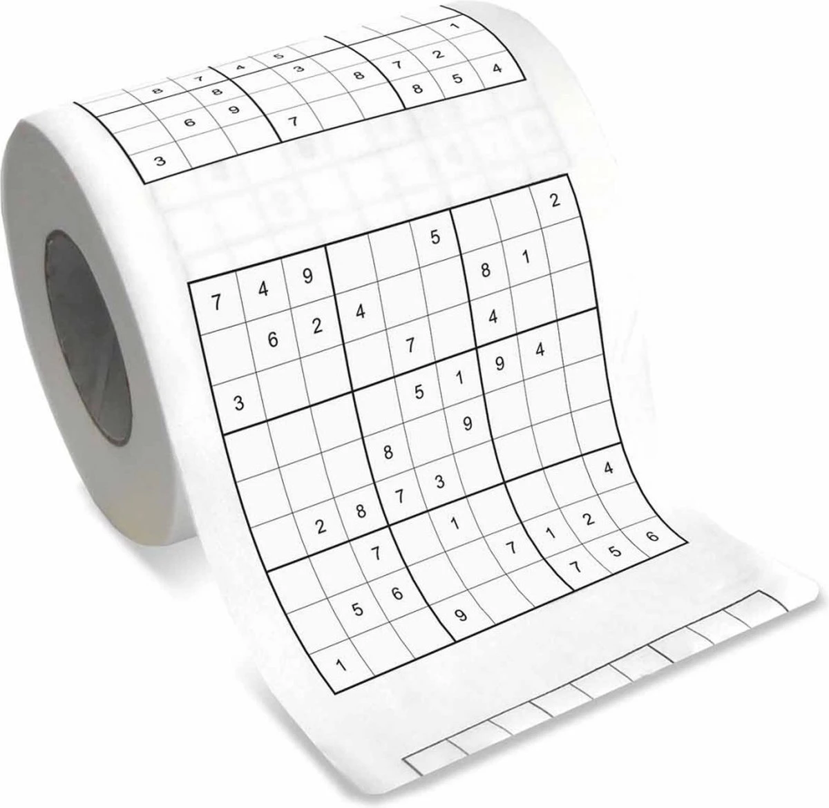 MikaMax Sudoku WC Papier - Sudoku - Iedervel Een Andere Sudoku - Toiletpapier - Puzzels - Puzzel 1 MikaMax Sudoku WC Papier - Sudoku - Iedervel Een Andere Sudoku - Toiletpapier - Puzzels - Puzzel