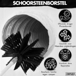 Antuza | Schoorsteenveegset | Schoorsteenreiniger | Schoorsteen Borstel | 9 Meter 10 Antuza | Schoorsteenveegset | Schoorsteenreiniger | Schoorsteen Borstel | 9 Meter -Dagelijkse Producten Winkel 1200x1200 1163