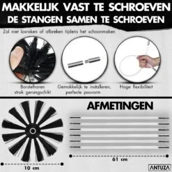 Antuza | Schoorsteenveegset | Schoorsteenreiniger | Schoorsteen Borstel | 9 Meter 11 Antuza | Schoorsteenveegset | Schoorsteenreiniger | Schoorsteen Borstel | 9 Meter -Dagelijkse Producten Winkel 1200x1200 1164