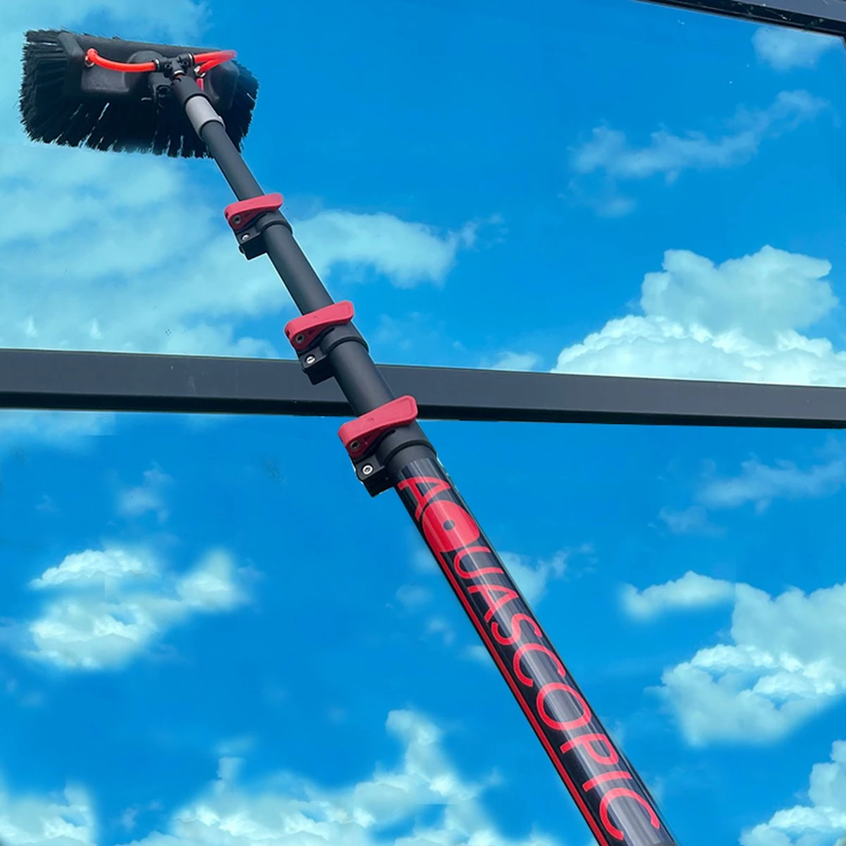 Aquacopic - Telescoopsteel Set Met Borstel - 11 Meter 3 Aquacopic - Telescoopsteel Set Met Borstel - 11 Meter - Afbeelding 3