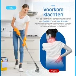 Qualitics Elektrische Schoonmaakborstel - Roterende Polijstmachine - Schrobborstel - Poetsmachine - Vloerreiniger Met 10 Opzetstukken 12 Qualitics Elektrische Schoonmaakborstel - Roterende Polijstmachine - Schrobborstel - Poetsmachine - Vloerreiniger Met 10 Opzetstukken -Dagelijkse Producten Winkel 1200x1200 1199