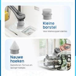 Qualitics Elektrische Schoonmaakborstel - Roterende Polijstmachine - Schrobborstel - Poetsmachine - Vloerreiniger Met 10 Opzetstukken 14 Qualitics Elektrische Schoonmaakborstel - Roterende Polijstmachine - Schrobborstel - Poetsmachine - Vloerreiniger Met 10 Opzetstukken -Dagelijkse Producten Winkel 1200x1200 1201