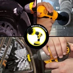 Kibani 3 Delige Borstelset Voor Boormachine - Wit - Voor Wielen, Tapijt En Bekleding - Schrobborstel – Boorborstel – Schuurborstel - Borstel Boormachine – Schoonmaakborstel – Reinigingsborstel – Tapijtreiniger - Borstelset -Dagelijkse Producten Winkel 1200x1200 1261