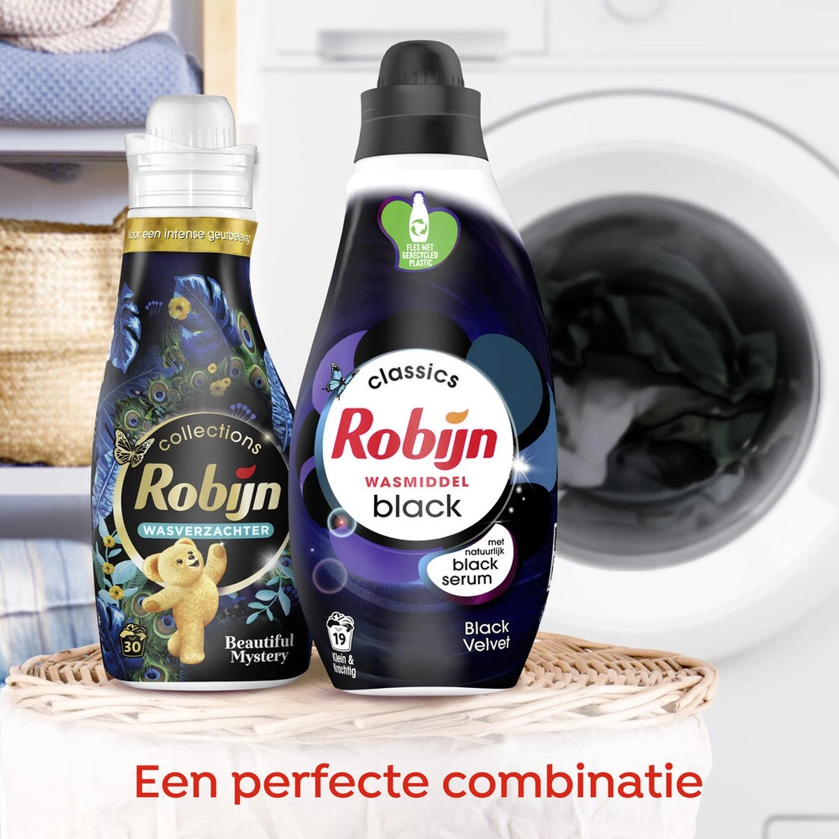 Robijn Klein & Krachtig Black Velvet Vloeibaar Wasmiddel - 8 X 19 Wasbeurten - Voordeelverpakking 9 Robijn Klein & Krachtig Black Velvet Vloeibaar Wasmiddel - 8 X 19 Wasbeurten - Voordeelverpakking - Afbeelding 9