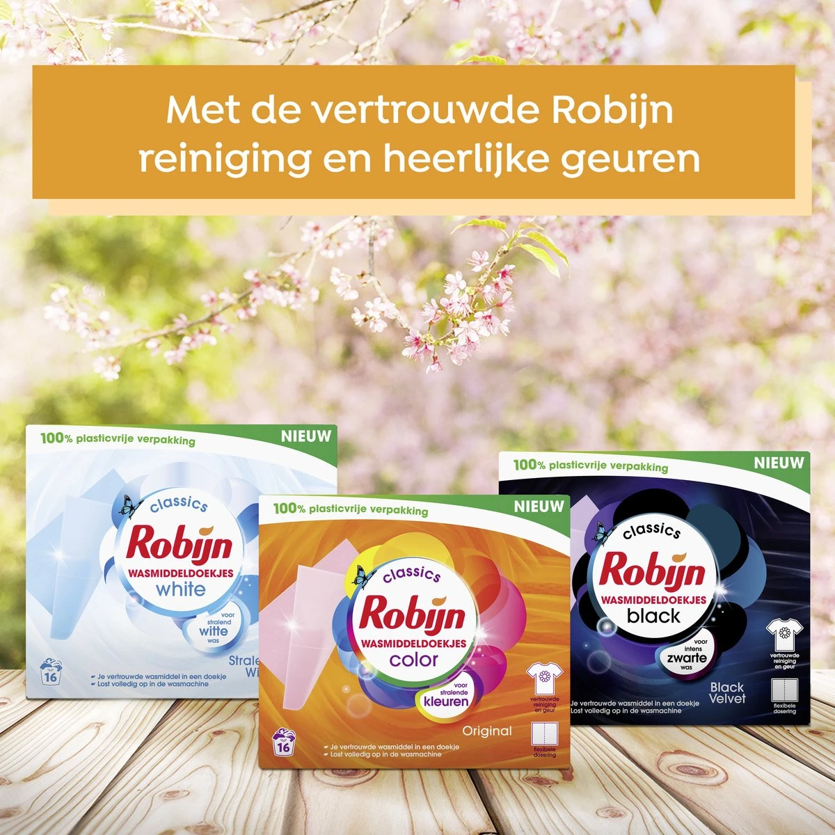 Robijn Classics Color Wasmiddeldoekjes - 4 X 16 Wasstrips - Voordeelverpakking 7 Robijn Classics Color Wasmiddeldoekjes - 4 X 16 Wasstrips - Voordeelverpakking - Afbeelding 7