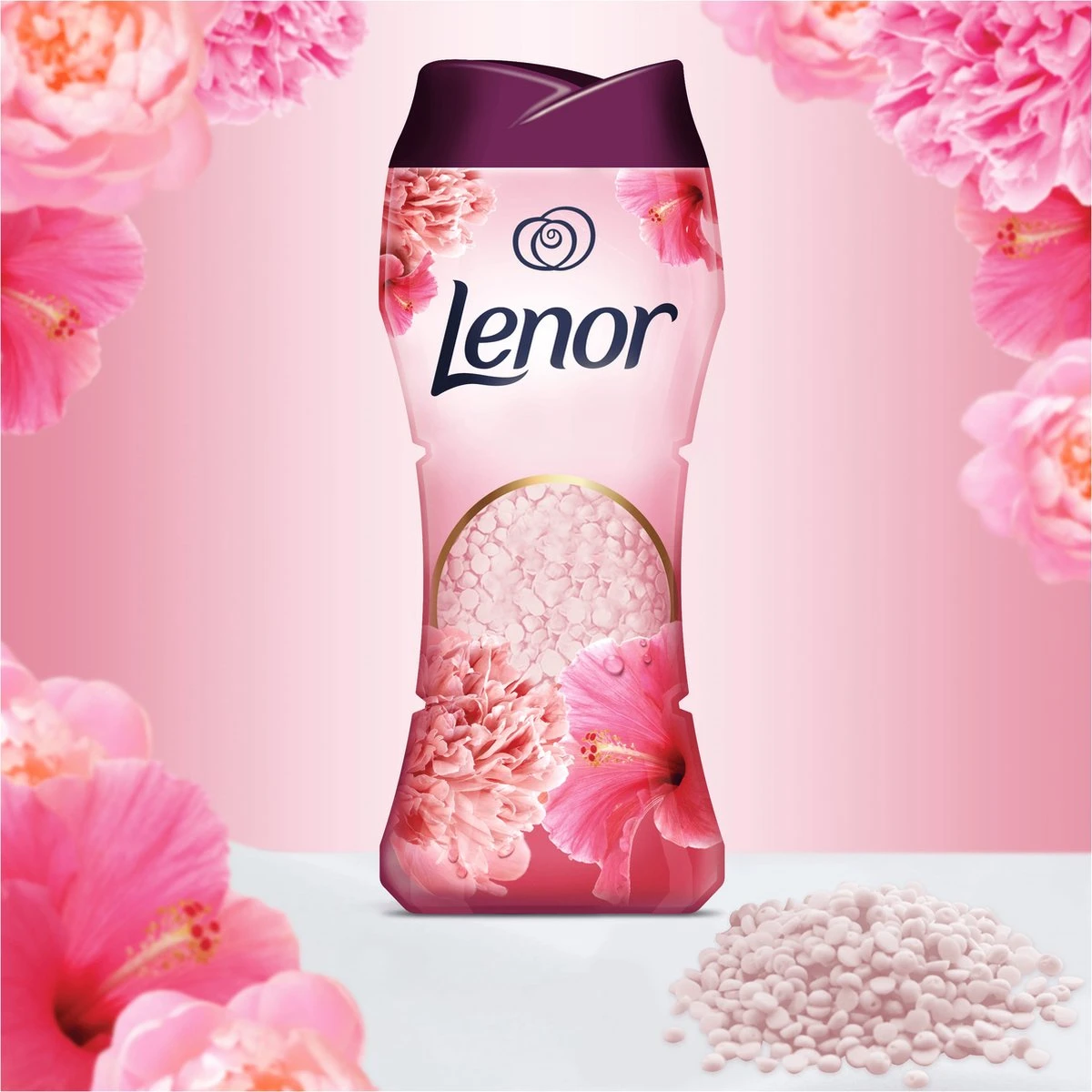 Lenor Pioenroos En Hibiscus Parels - In-Wash Geurbooster - Voordeelverpakking 6 X 15 Wasbeurten 7 Lenor Pioenroos En Hibiscus Parels - In-Wash Geurbooster - Voordeelverpakking 6 X 15 Wasbeurten - Afbeelding 7