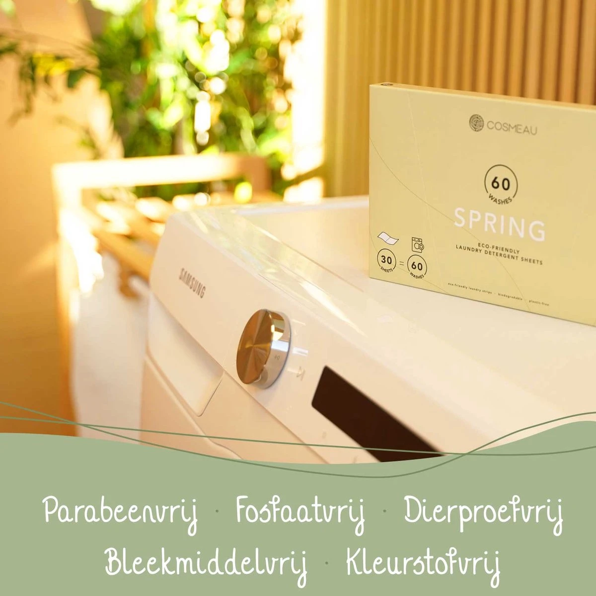 Cosmeau Wasstrips 20 Wasbeurten Lavendel Wasmiddel Wasvellen Wasdoekjes Detergent Sheets Eco Laundry Strips Proefpakket - Plasticvrij Biologisch 3 Cosmeau Wasstrips 20 Wasbeurten Lavendel Wasmiddel Wasvellen Wasdoekjes Detergent Sheets Eco Laundry Strips Proefpakket - Plasticvrij Biologisch - Afbeelding 3