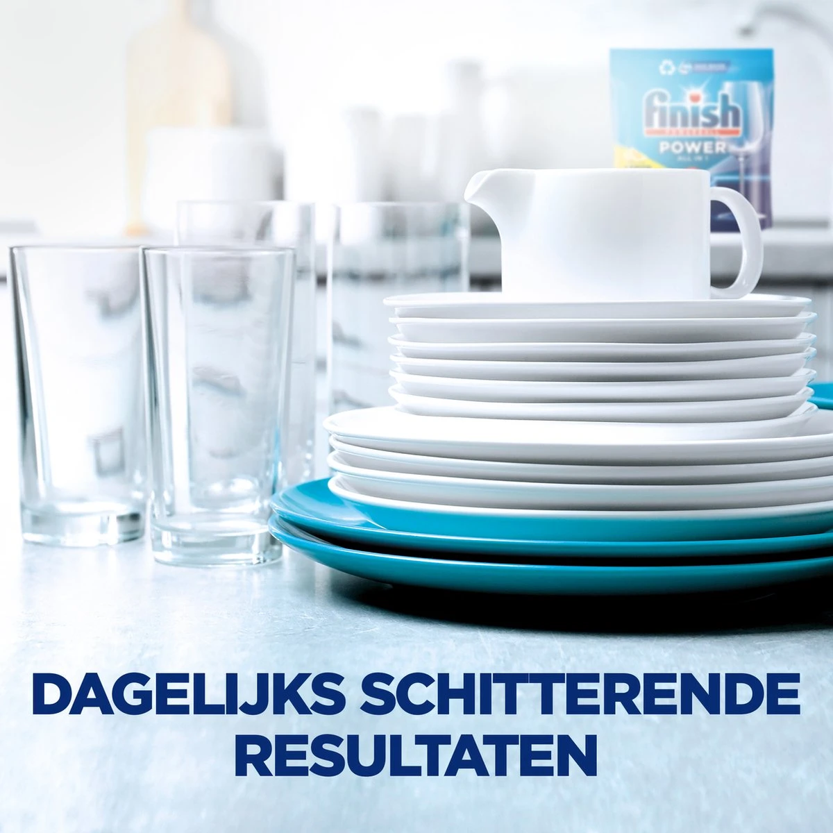 Finish Power All In One Citroen Vaatwastabletten - 100 Stuks 5 Finish Power All In One Citroen Vaatwastabletten - 100 Stuks - Afbeelding 5