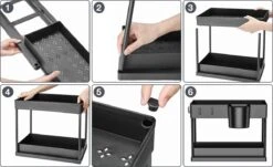 Kruidenrekken, Opslagrekken In De Keuken, 2 Lagen, Naaierrekken Op Het Aanrecht, Voor Organisatoren Van Kruidenrekken, Aardewerk/Opbergrekken Van De Keuken 9 Kruidenrekken, Opslagrekken In De Keuken, 2 Lagen, Naaierrekken Op Het Aanrecht, Voor Organisatoren Van Kruidenrekken, Aardewerk/Opbergrekken Van De Keuken -Dagelijkse Producten Winkel 1200x732