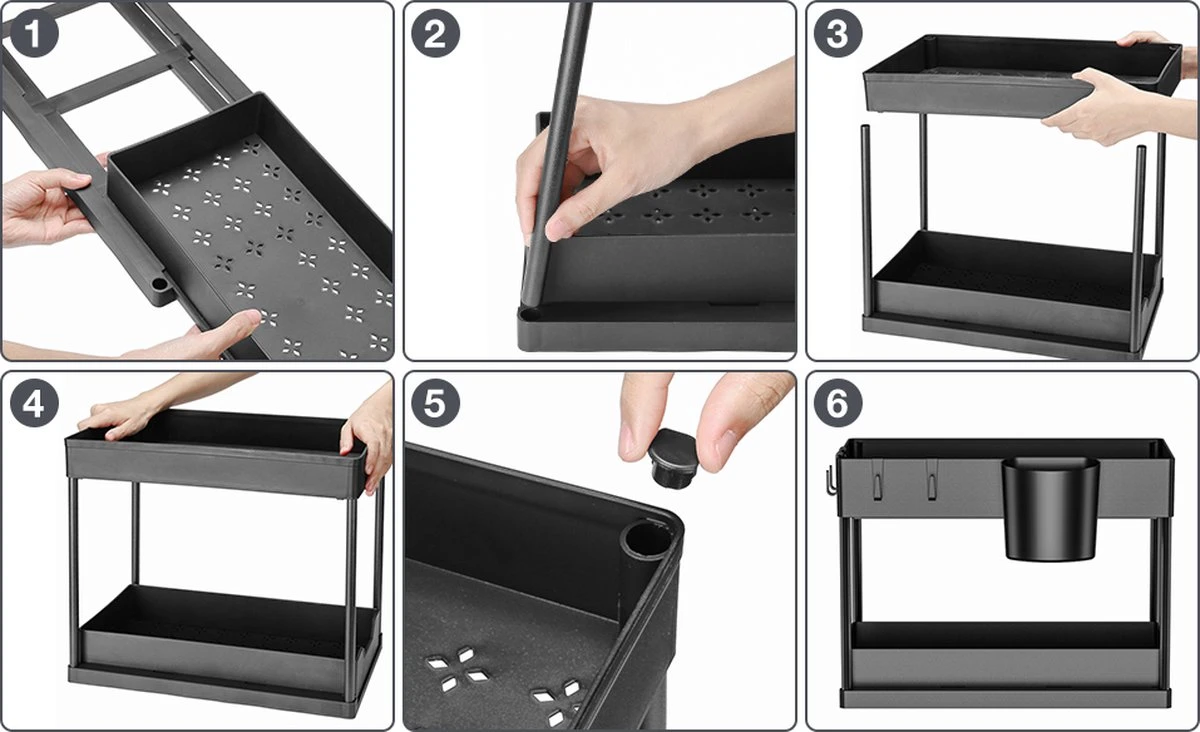 Kruidenrekken, Opslagrekken In De Keuken, 2 Lagen, Naaierrekken Op Het Aanrecht, Voor Organisatoren Van Kruidenrekken, Aardewerk/Opbergrekken Van De Keuken 5 Kruidenrekken, Opslagrekken In De Keuken, 2 Lagen, Naaierrekken Op Het Aanrecht, Voor Organisatoren Van Kruidenrekken, Aardewerk/Opbergrekken Van De Keuken - Afbeelding 5