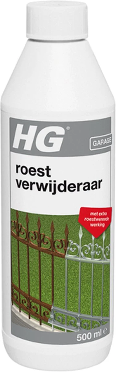 HG Roestverwijderaar - 500 Ml - Verwijdert Roest Zonder Schuren - Roestwerende Werking 1 HG Roestverwijderaar - 500 Ml - Verwijdert Roest Zonder Schuren - Roestwerende Werking