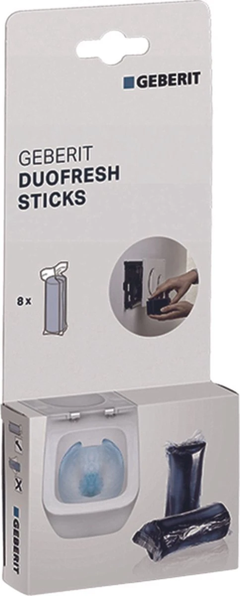Geberit DuoFresh Sticks - 48 Stuks - Voordeelverpakking - Toilet/WC Blokjes Inbouwreservoir 6 Geberit DuoFresh Sticks - 48 Stuks - Voordeelverpakking - Toilet/WC Blokjes Inbouwreservoir - Afbeelding 6