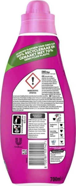 Omo Klein & Krachtig Kleur Vloeibaar Wasmiddel - 8 X 20 Wasbeurten - Voordeelverpakking -Dagelijkse Producten Winkel 495x1200 5