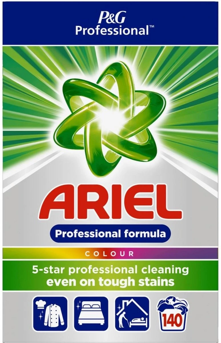 Ariel Professional Waspoeder Color - 8,45 Kg - 130 Wasbeurten 1 Ariel Professional Waspoeder Color - 8,45 Kg - 130 Wasbeurten