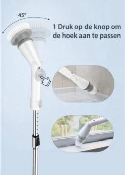 Elektrische Scrubber - Veelzijdige Schrobborstel - Elektrische Schoonmaakborstel - Binnen En Buiten Schoonmaken 9 Elektrische Scrubber - Veelzijdige Schrobborstel - Elektrische Schoonmaakborstel - Binnen En Buiten Schoonmaken -Dagelijkse Producten Winkel 859x1200