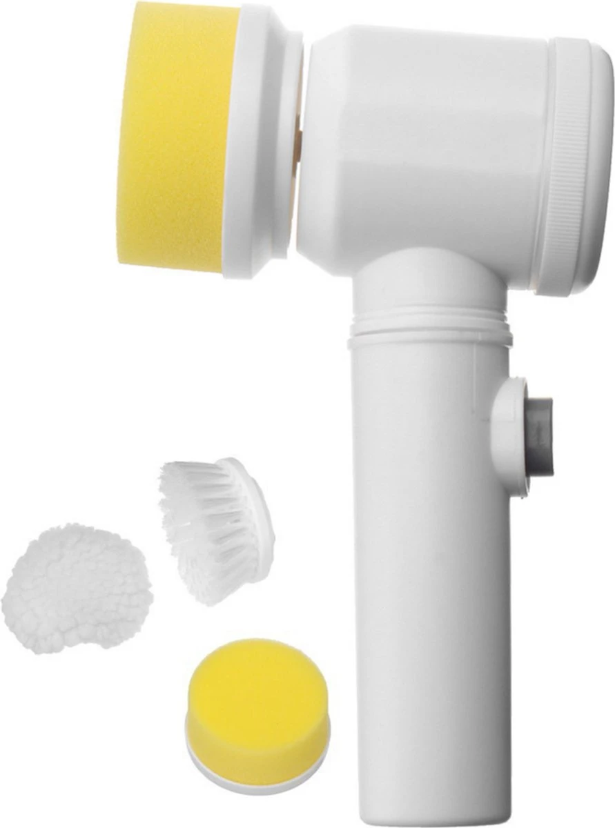 V&P Magic Brush - Elektrische Multifunctionele Schoonmaakborstel - 3 Opzetstukken - Wasborstel - Poetsmachine - Schrobborstel - Handborstel - Werkborstel - Schrobber - Boorborstel - Schoonmaakmiddelen - Reinigingsborstel 2 V&P Magic Brush - Elektrische Multifunctionele Schoonmaakborstel - 3 Opzetstukken - Wasborstel - Poetsmachine - Schrobborstel - Handborstel - Werkborstel - Schrobber - Boorborstel - Schoonmaakmiddelen - Reinigingsborstel - Afbeelding 2