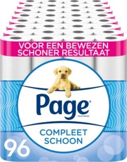 Page Toiletpapier - 96 Rollen - Compleet Schoon Wc Papier - Met Een Vleugje Katoen
