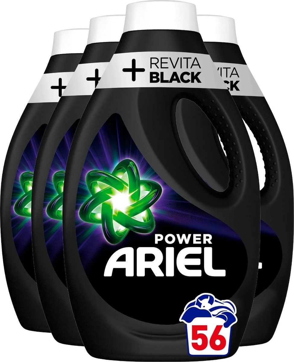 Ariel Vloeibaar Wasmiddel - +Revitablack - Voordeelverpakking 4 X 14 Wasbeurten 3 Ariel Vloeibaar Wasmiddel - +Revitablack - Voordeelverpakking 4 X 14 Wasbeurten - Afbeelding 3